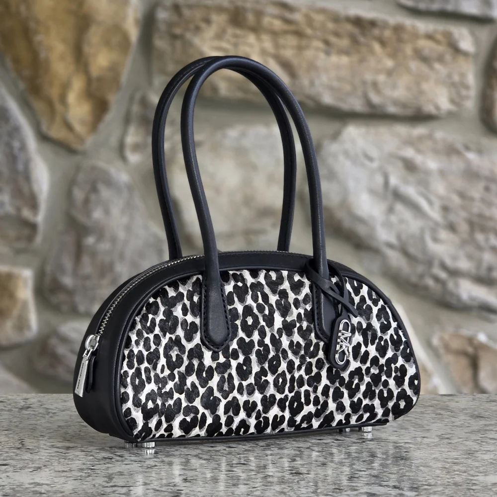 Michael Kors LuLu Small Leopard Satchel - Picture 1 of 13